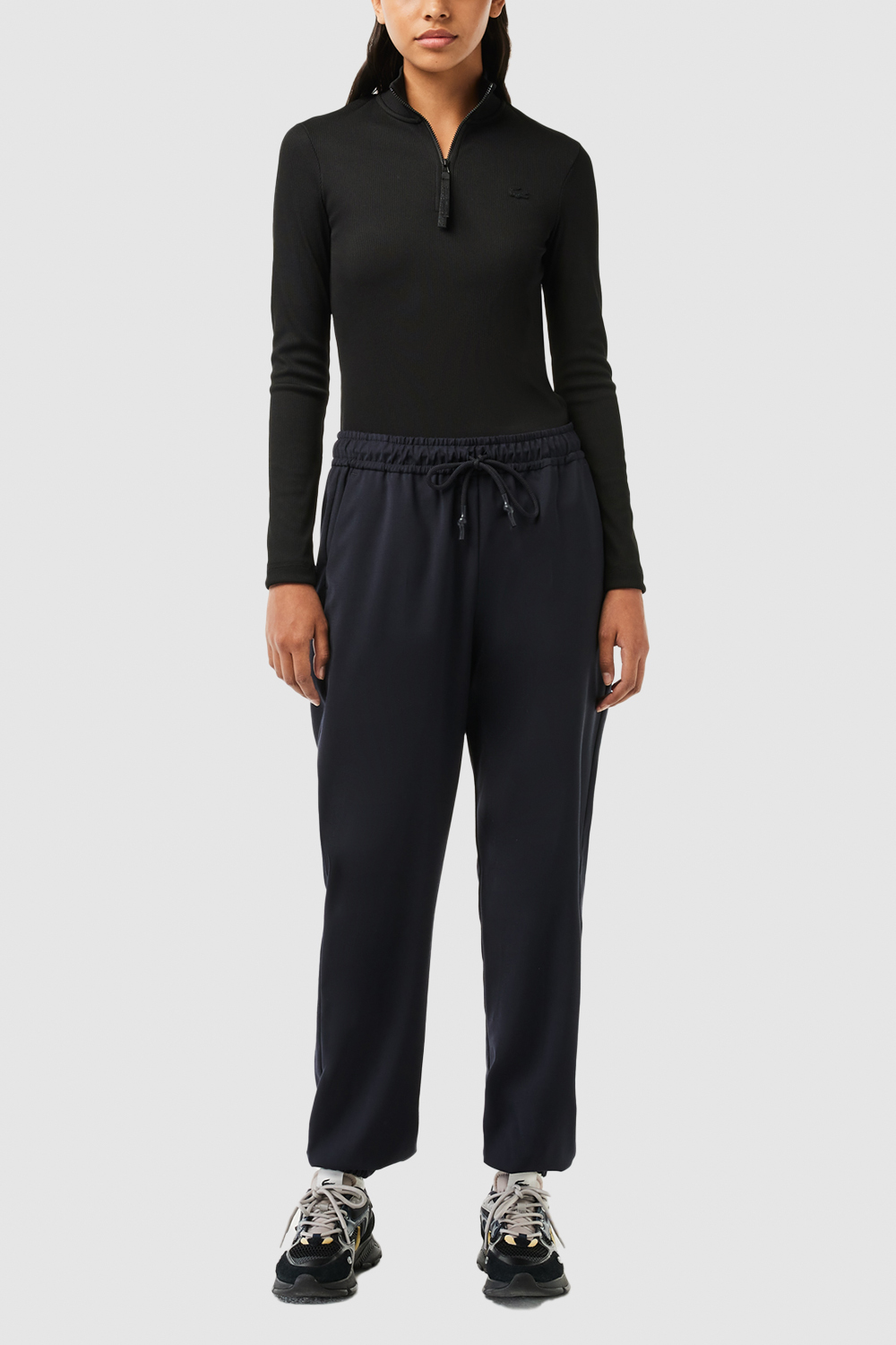 תמונת כל הלוק של חולצה ארוכה ריב